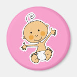 New baby- Girl Fridge Magnets