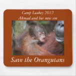 New Baby Son with Great (ape) Hairdo mousepads