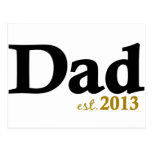New Dad Est 2013 Post Cards