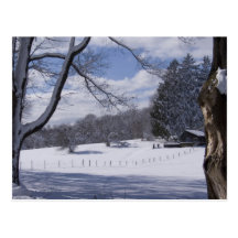 New England Winter-Postcard