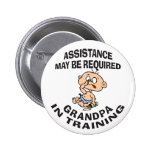 New Grandpa In Training Gift Pins