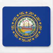 New Hampshire Flag Mousepad