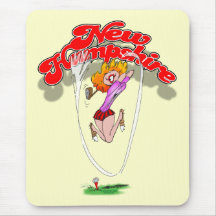 New Hampshire golf mousepad