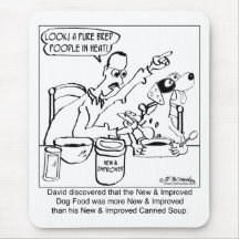 New & Improved Dog Food Mousepads