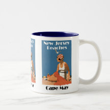 New Jersey Beaches ~ Cape May Coffee Mug