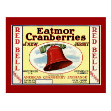 New Jersey Red Bell Cranberry Post Card