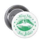 New Kiss Me I'm Irish Gear Pin