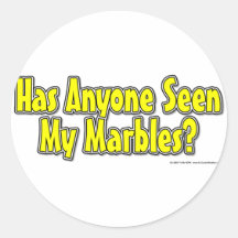 New Marbles Sticker