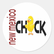 New Mexico Chick 1 Stickers