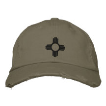 New Mexico Zia Embroidered Hats