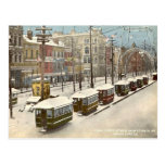 New Orleans Canal St Snow 1895 Post Card
