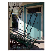 New Orleans' French Market at dawn Post Card