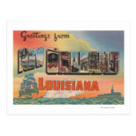 New Orleans, Louisiana - Large Letter Scenes Post Card
