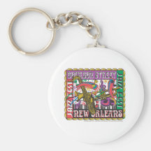 New Orleans Mardi Gras Keychains
