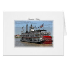 New Orleans Riverboat Card