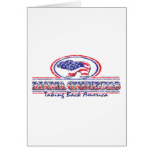 NEW-Patriotic-Grizzly Greeting Cards
