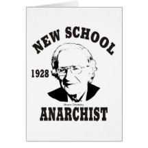 New School - Noam Chomsky Greeting Cards