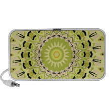New Vintage Green and Black Kaleidoscope Speaker System