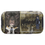 New Year - Golden Elegance - French Bulldog - Teal