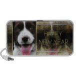 New Year - Golden Elegance - Springer Spaniel Mini Speakers