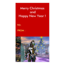 NEW YEAR'S EVE OF A CYBORG BUSINESS CARD