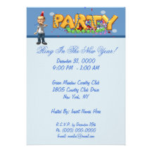 New Year's Party Invitations