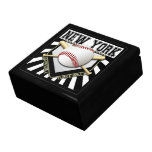 New York Baseball Keepsake Jewellery Gift Box