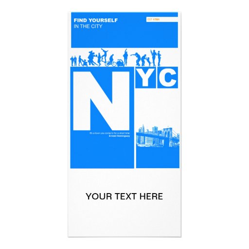 New York City Poster Picture Card