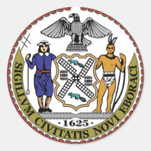 New York City seal Round Sticker