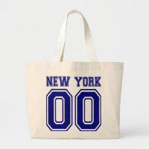 New York Double Zero Tote Bags