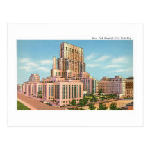 New York Hospital, New York Post Cards
