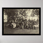 New York Militia Military Band, Arlington, VA 1861 Posters