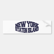 New York staten island Bumper Stickers