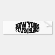 New York staten island Bumper Stickers