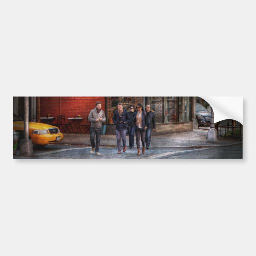 New York - Store - The old delicatessen Bumper Sticker