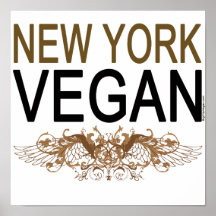 New York Vegan Posters