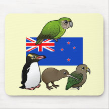 New Zealand Birdorables Mouse Pad