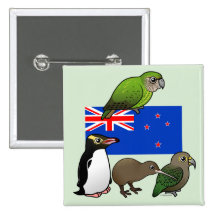 New Zealand Birdorables Pin