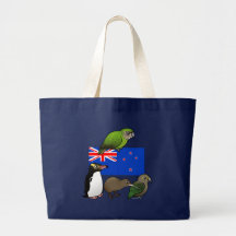 New Zealand Birdorables Tote Bags