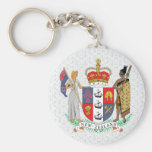 New Zealand Coat of Arms detail Key Chain