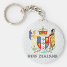 New Zealand Coat of Arms Keychains
