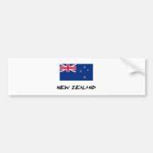 New Zealand Flag Bumper Stickers
