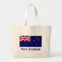 New Zealand Flag with Name Bags