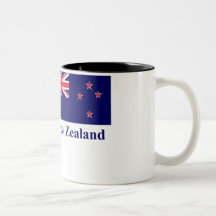New Zealand Flag with Name Coffee Mug