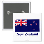 New Zealand Flag with Name buttons