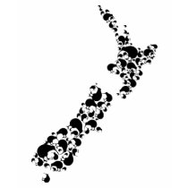 NEW ZEALAND - full of kiwis - black Shirt