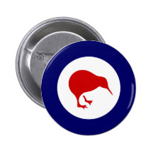 new zealand kiwi roundel military aviation badge buttons