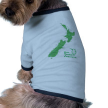 New Zealand Map Dog Clothing