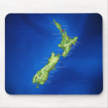 New Zealand Map mousepads