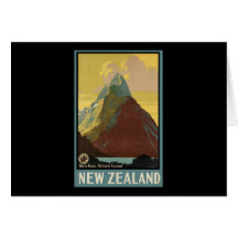 New Zealand Mitre Peak Milford Sound Card